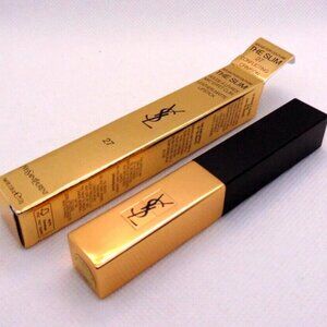 YVES SAINT LAURENT THE SLIM Leather Matte Lipstick No.27 Crimson 0.08oz/2.2g NIB